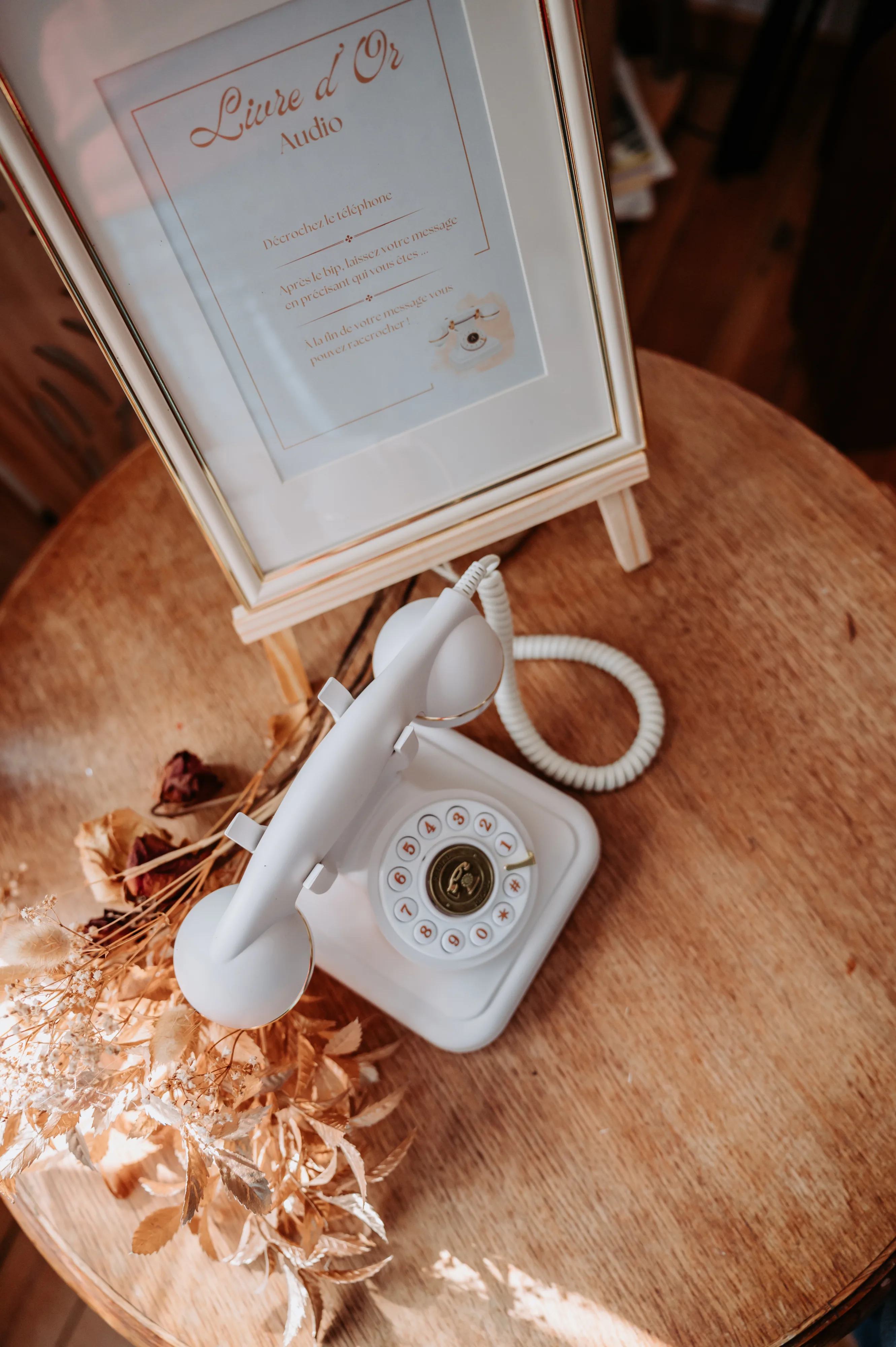 Téléphone Vintage Beige